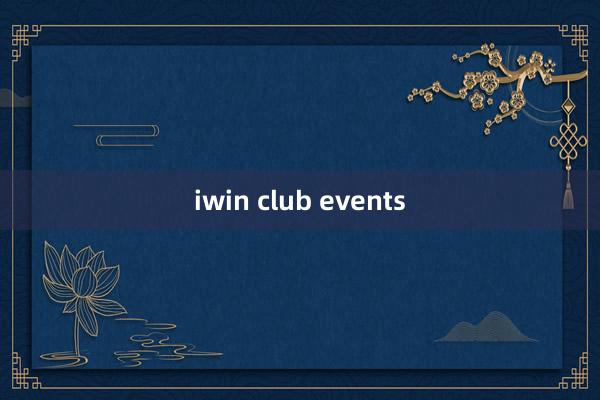 iwin club events